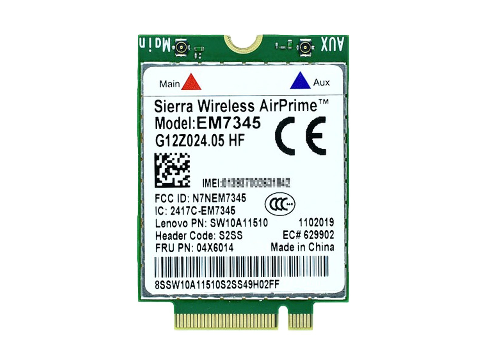Modulo LTE EM7345 4G WWAN Per Thinkpad X250, X1C, T450, X240, T440 – Banda Larga Mobile Ad Alta Velocità