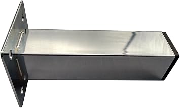 DESIGN 59 6" Chrome Metal Furniture Leg [Sofa Legs/Feet] Set of 4 Inc