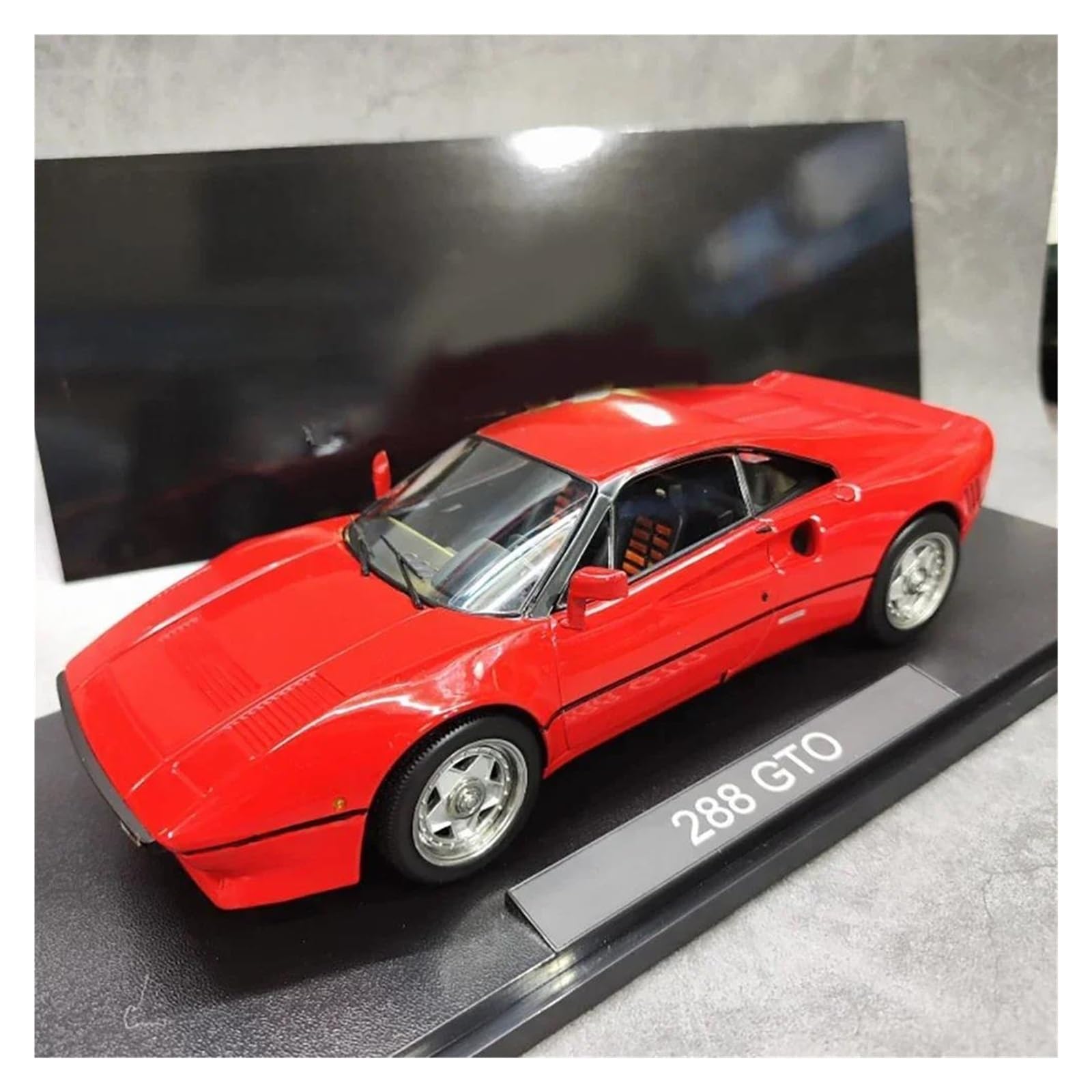 1:18 Per La Ferrari 288 GTO 1984 Simulazione Auto Stampo Collezione Pressofusione Oro Decorazione Souvenir Display