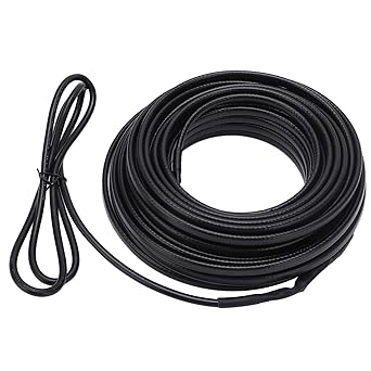 Ubersweet Heating Cable, 20 M Electric Heating Cable with PVC PEX Metal Pipe Plug (EU Plug 220V)