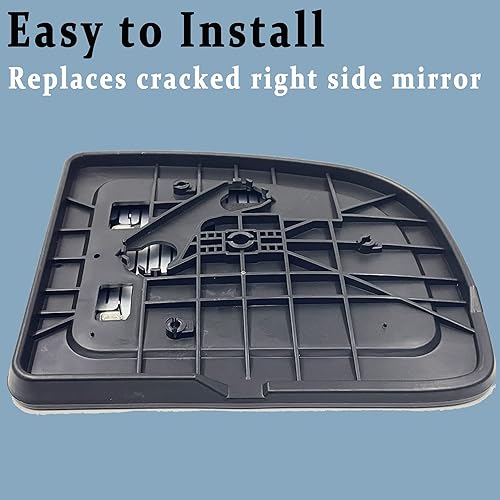 Miniatura 4 de Excursion - Espejo calefactable para lado del pasajero, compatible con Ford E150 E250 E350 E450 1999-2007, Ford F250 F350 F450 F550 2000-2005, Ford