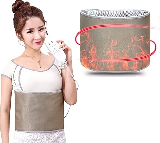 WSND Moxibustion Slimming Massage Belt, Vibration Massager with 2 Motors Far Infrared Heating Automatic Timing for Beauty Salon