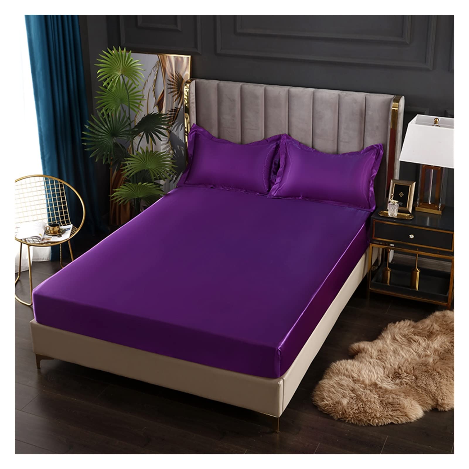 Satin de soie glacée pour transformer votre lit en oasis de fraîcheur