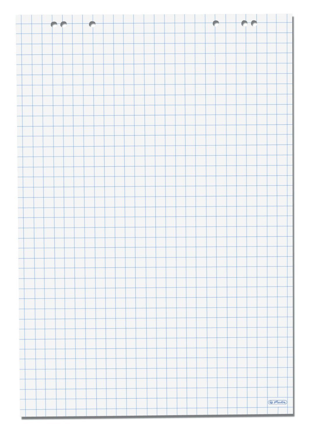 Herlitz 10834141 Flipchartblock, 68x99cm (kariert/gelocht), 25 Blöcke (20 Blatt je Block)
