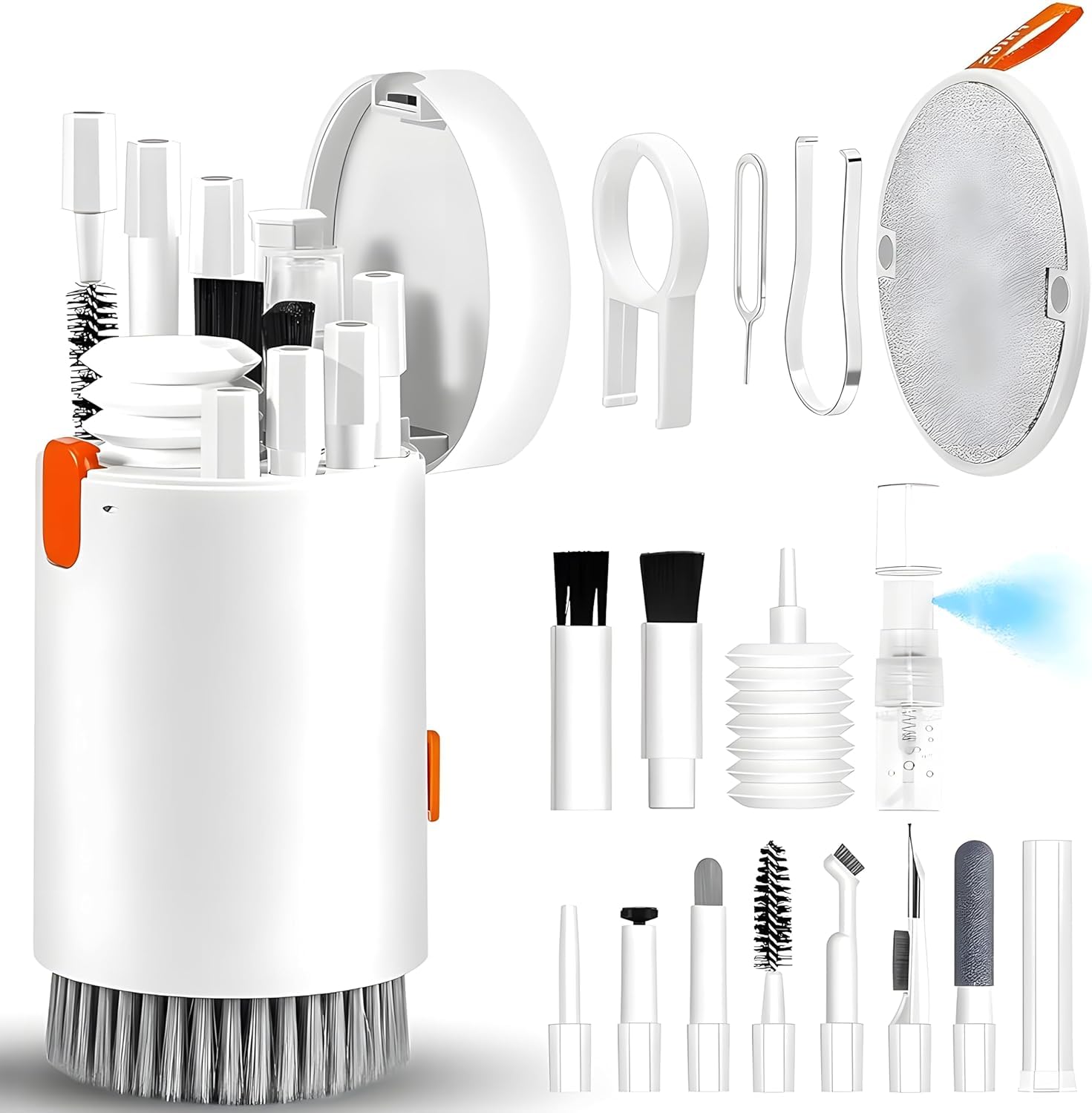 DPISZONE Laptop Screen Keyboard Cleaner Kit, 20-in-1 Electronic Gadget Cleaning Tool, 2.5ml Mist Spray, Pen Brush, Air Blower| for MacBook, iPad iPhone Smartphone Tablet, PC Computer, DSLR Camera Lens