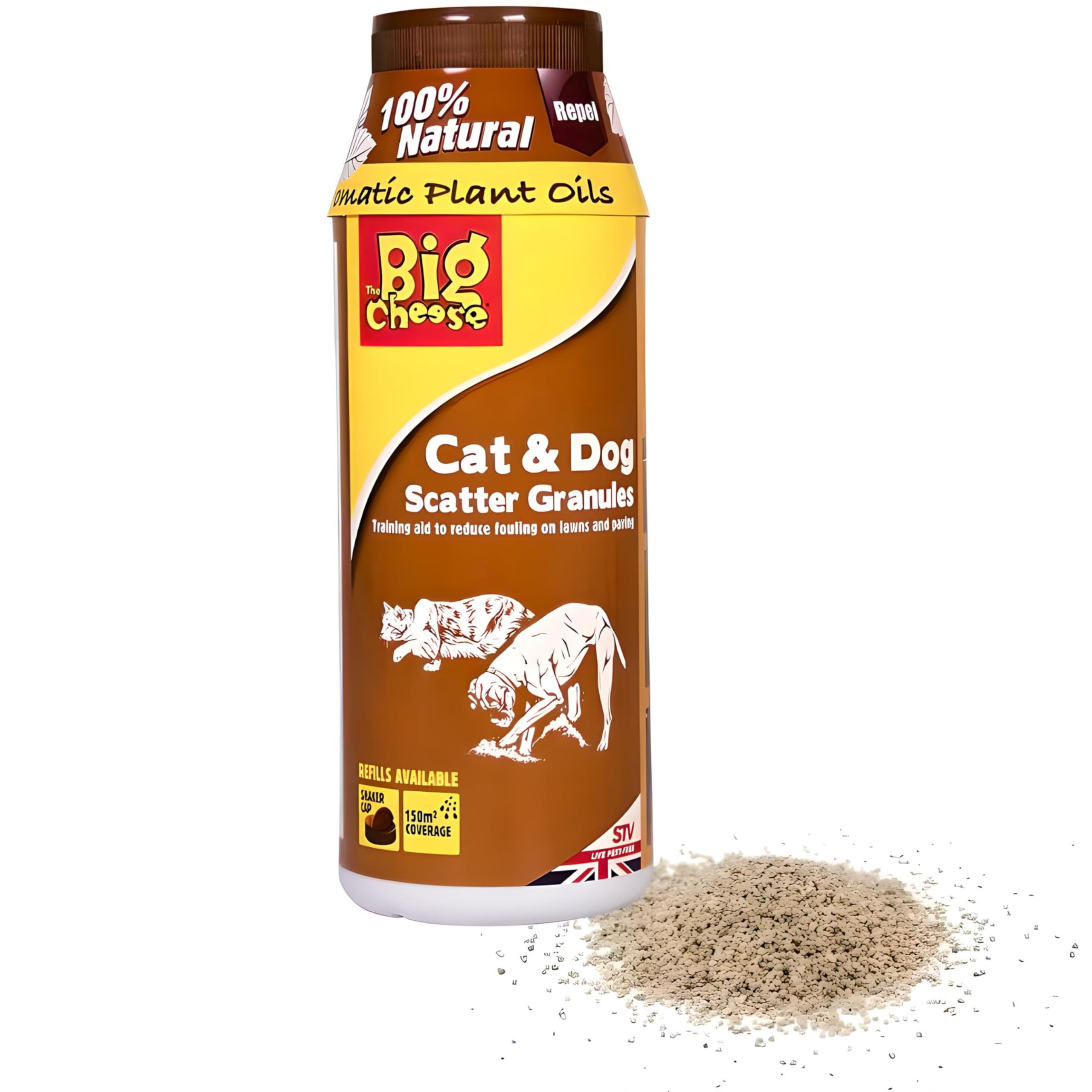 AMK® The Big Cheese Cat & Dog Scatter Granules 450g Repellent Repeller