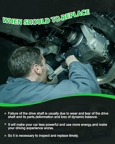 Vista 46 de SCITOO Longitud del eje de hélice del eje de transmisión delantero 36.2 pulgadas compatible con 2001-2004 para Jeep Grand para Cherokee 4.0L