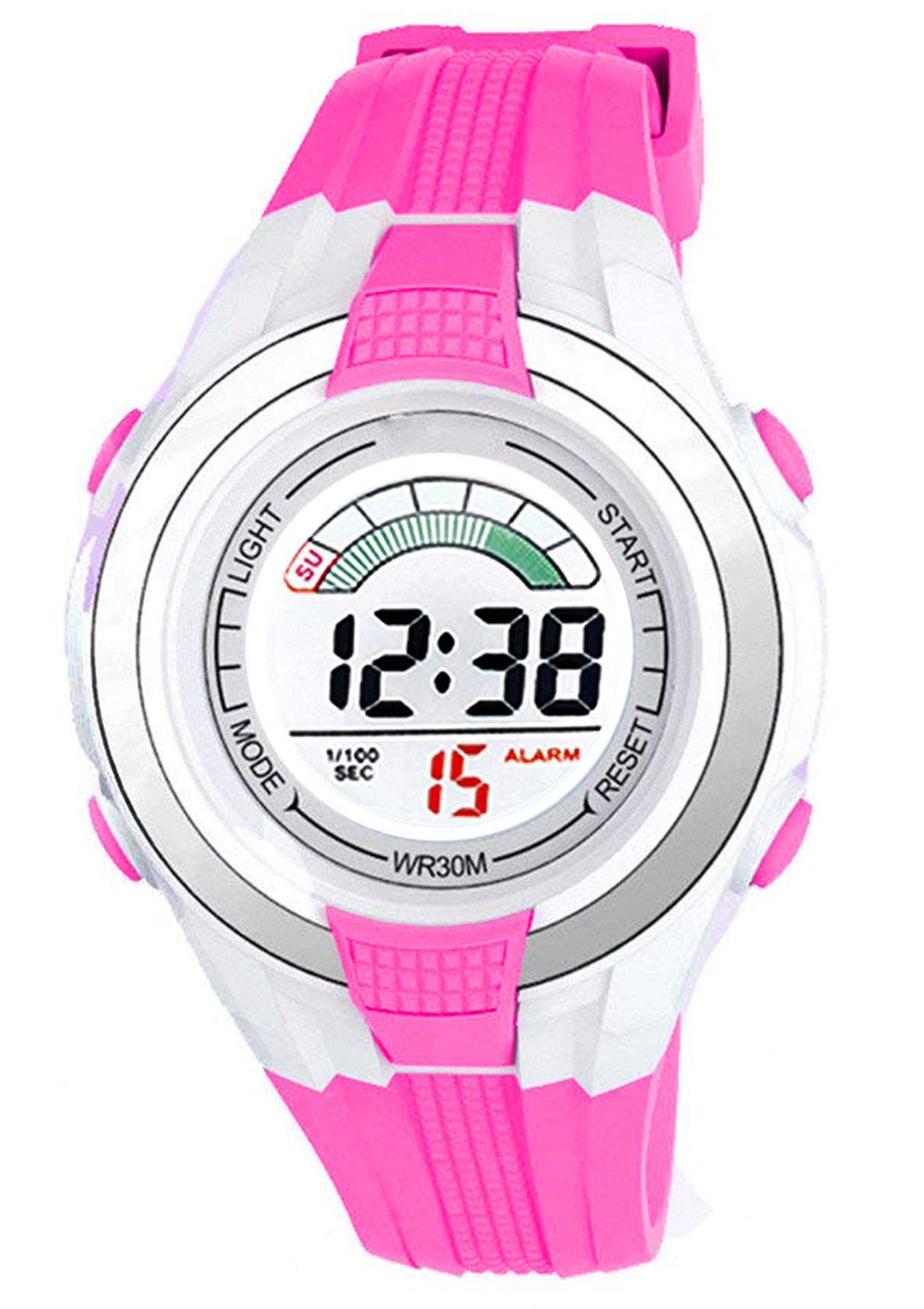 Time Up Cool Color Digital Alarm,Light,Stopwatch Function Watch for Kids-MR-EZ20082-7 (B07HTSH299) Amazon Price History, Amazon Price Tracker