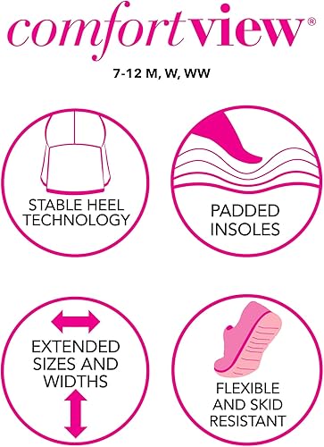 Miniatura 7 de Comfortview Botines The Farren de ancho ancho ancho para mujer, Multi colorido