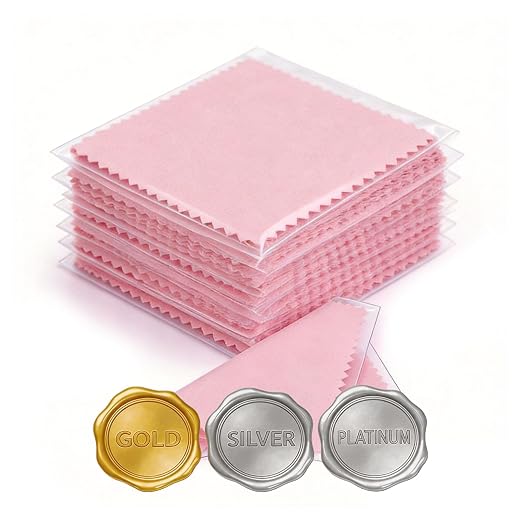 50pcs Jewelry Cleaning Cloth Set