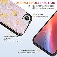 Vista 38 de UEEBAI Funda tipo cartera para iPhone 15 Pro Max con tarjetero, cubierta de cuero PU con soporte, bloqueo RFID, doble cierre magnético, relieve