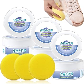 Shoes Stain Removal Cream, 2023 New Multi-Functional Cleaning and Stain Removal Cream, Shoes Multifunctional Cleaning Cream, Multipurpose Cleaning Cream 3Pcs
