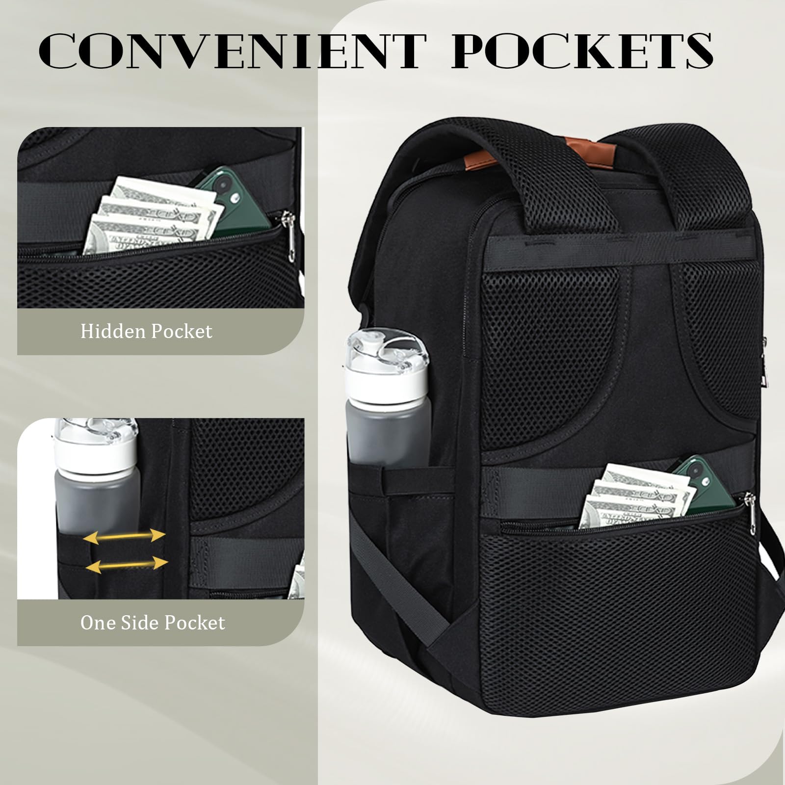 Zaino per Ryanair 40x20x25 Zaino da Viaggio Aereo Bagaglio a Mano Borsa da Viaggio Zaini per Easyjet Wizzair