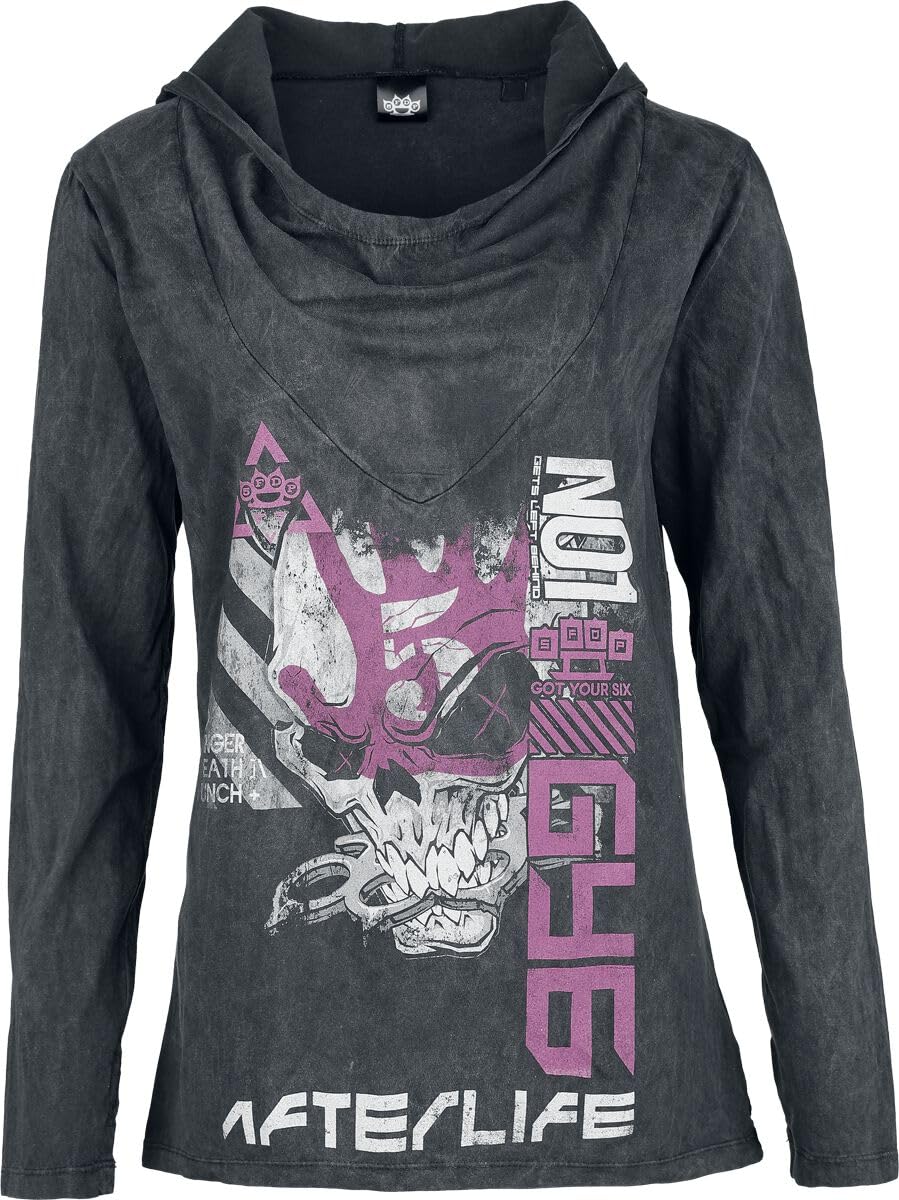 Five Finger Death Punch Afterlife Frauen Langarmshirt grau Band-Merch, Bands