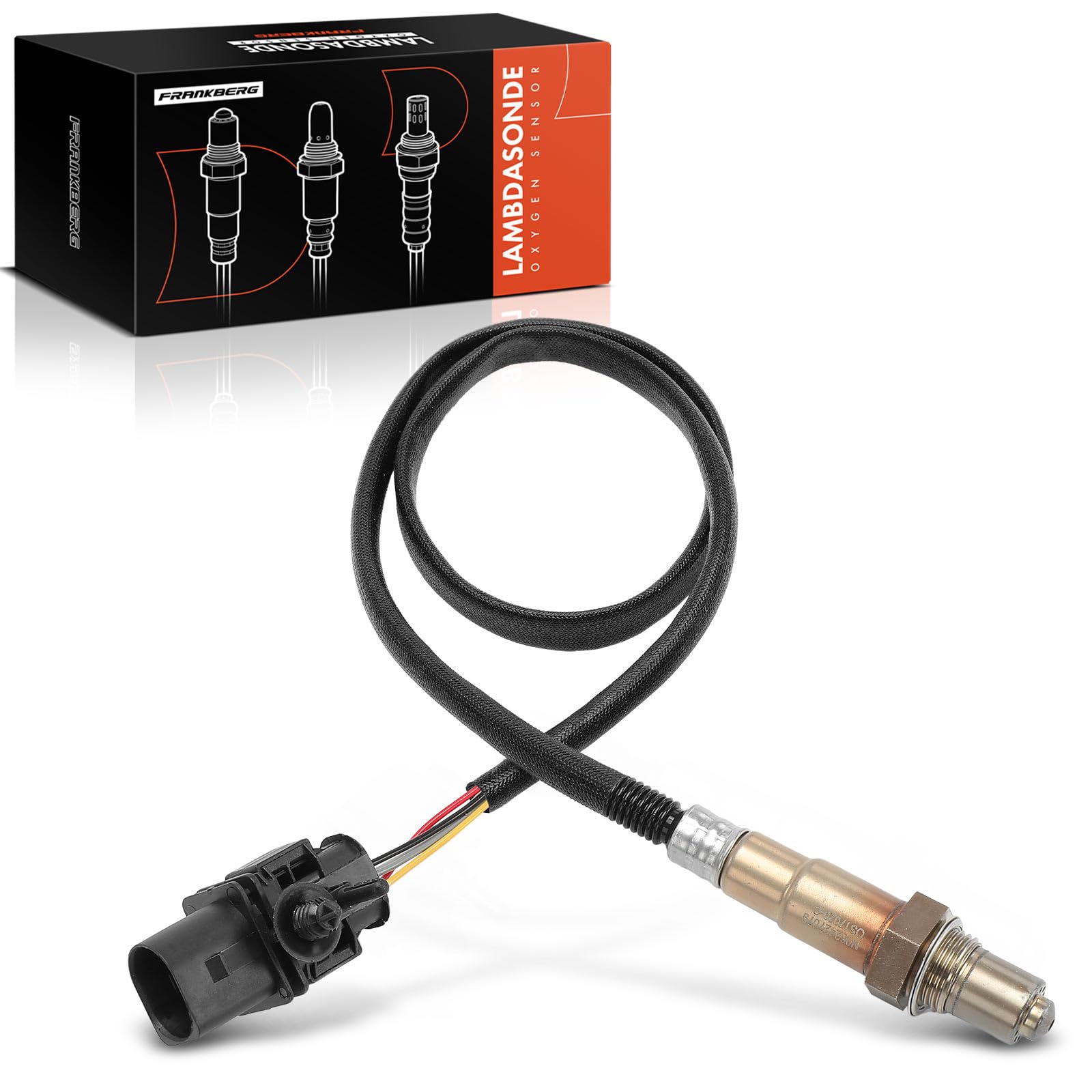 Frankberg Sonda lambda 6 poli Sonda di controllo Prima del catalizzatore Compatibile con Classe C W203 Classe E W211 Classe CLC CL203 CLK C209 Classe S W220 Classe E T-Model S211 Replace# 35427218