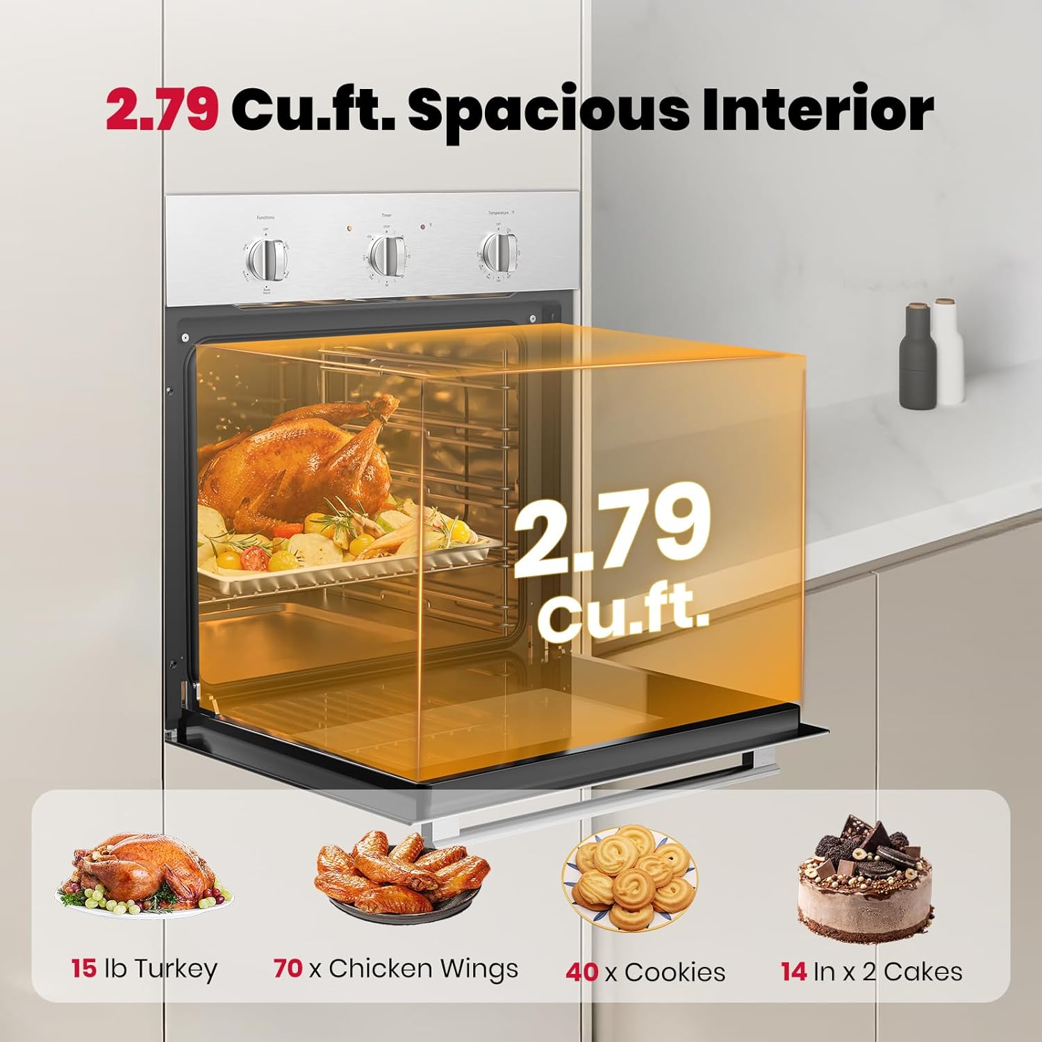 GASLAND 30 Inch Gas Cooktop + 24 Inch Electric Wall Oven