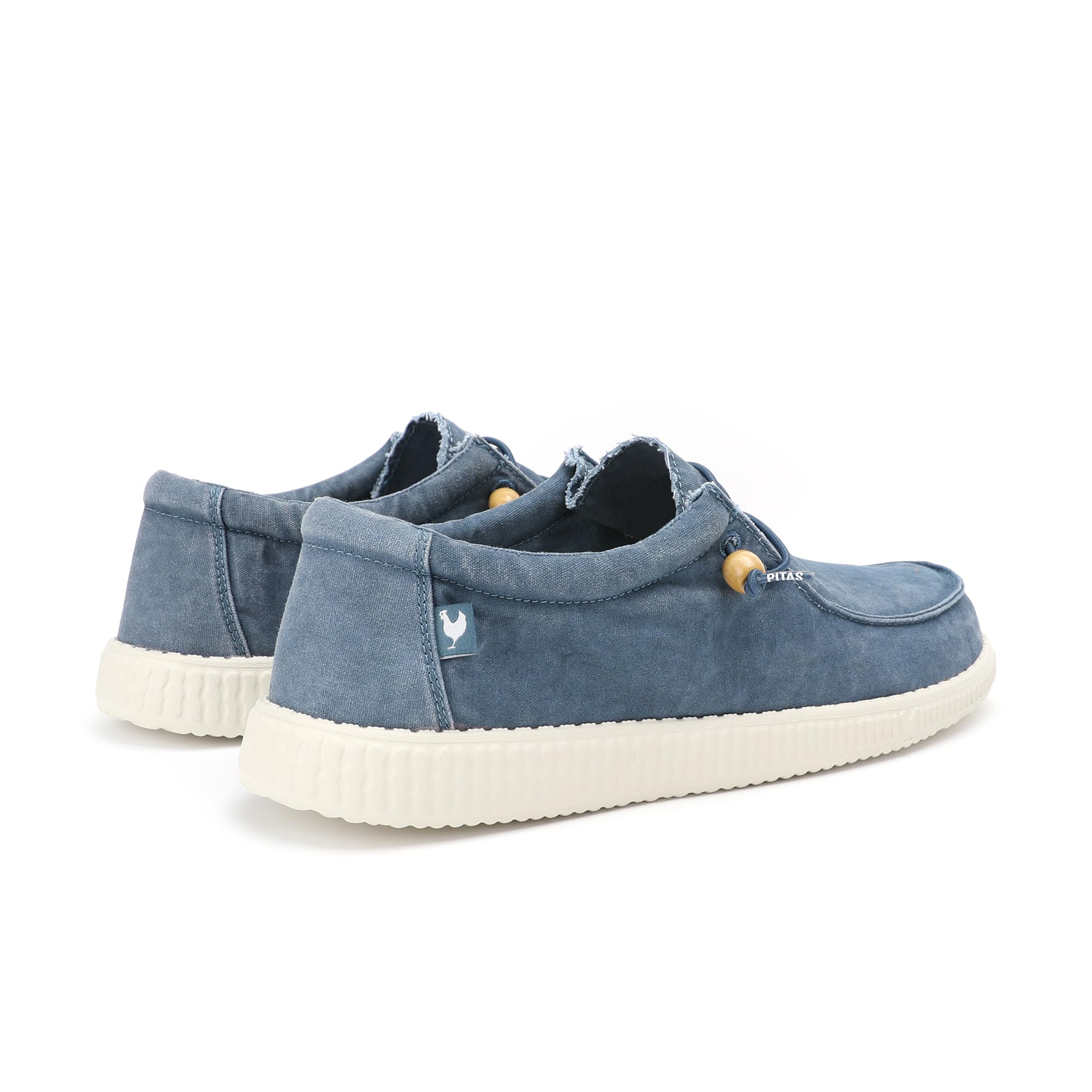 WALK IN PITAS | WP150 WALLABI Washed | Mocassini Uomo | Scarpe da Barca | Sportive Uomo | Sneakers Casual | Scarpa da Vela | Calzatura Senza Lacci | Scarpe Walkinpitas | Blu 43