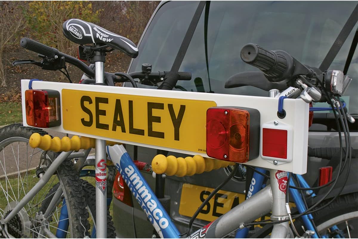 Sealey TB3/2 Trailer Board for Use with Cycle Carriers 3Ft with 2m Cable, 195mm x 490mm x 150mm