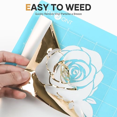 Miniatura 210 de HTVRONT - Rollo de vinilo termotransferible, 12 in x 8 ft, para diseños en camisetas, fácil de cortar y despegar, para planchar y máquinas Cricut