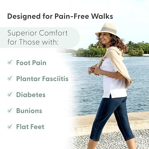 Miniatura 4 de Orthofeet Zapatillas ortopédicas de punto Francis sin ataduras para mujer