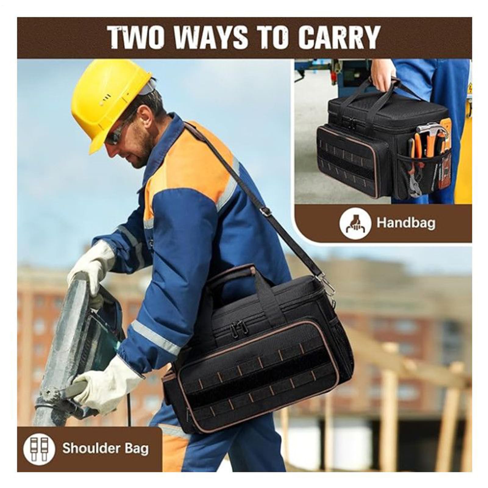 Sac À Outils Ceinture d'Organisation à Grande Capacité