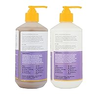 Vista 3 de Alaffia Champú y gel de baño para bebés y niños (16 onzas) y loción corporal (16 onzas), esenciales de baño diarios suaves para pieles delicadas