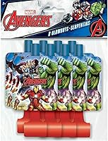 Vista 1 de Avengers Party Blowouts 5.88" x 2" 8 piezas