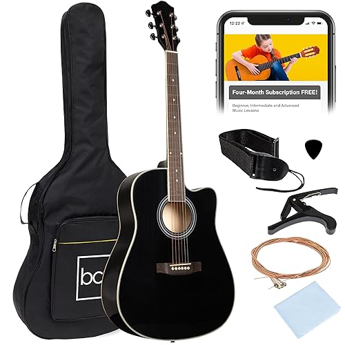 Best Choice Products 41in Beginner Acoustic Guitar Full Size All