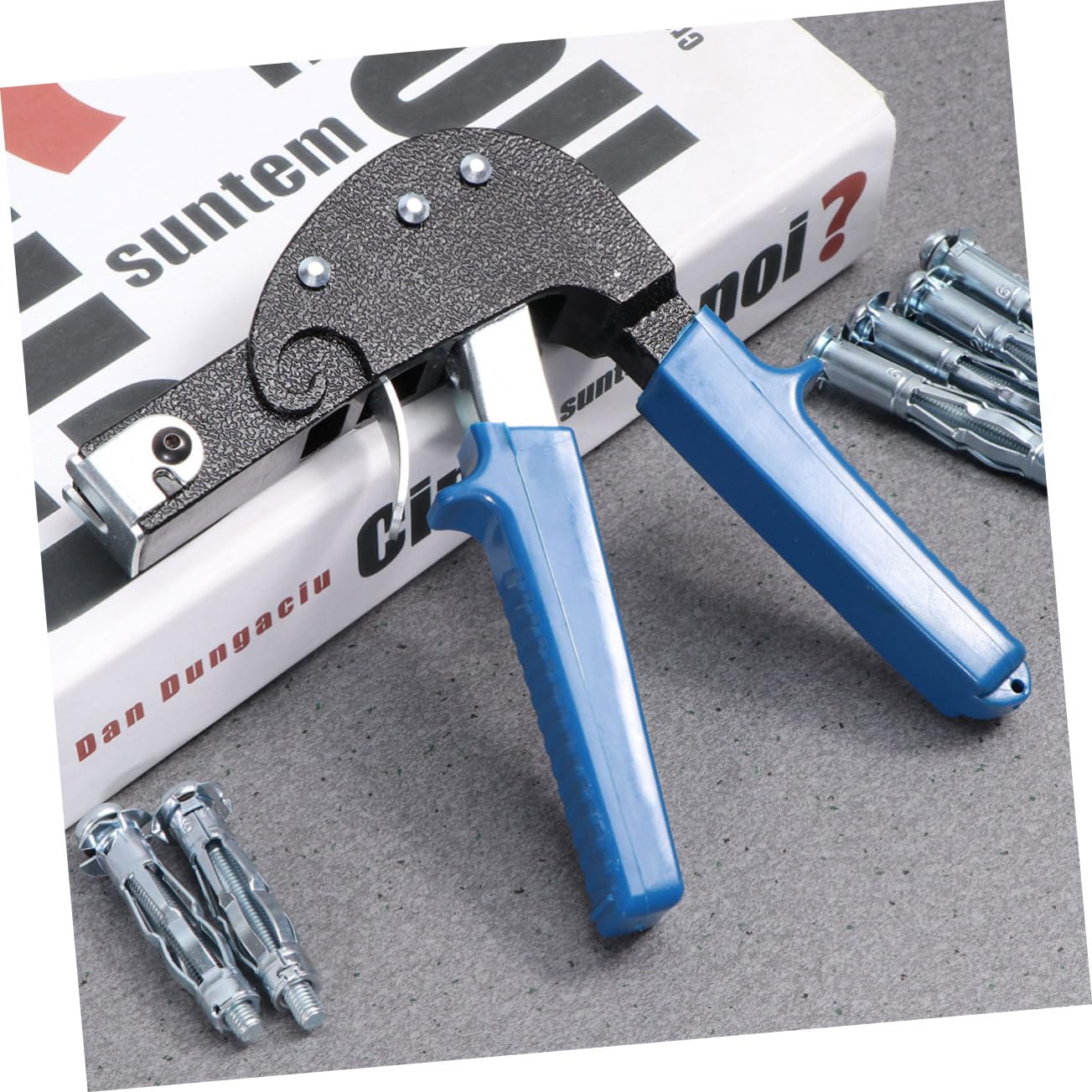 STOBAZA 19pcs Hollow Wall Anchor Kit Drywall Screws Setting Tool Sheetrock Anchors Cavity Plasterboard Plugs