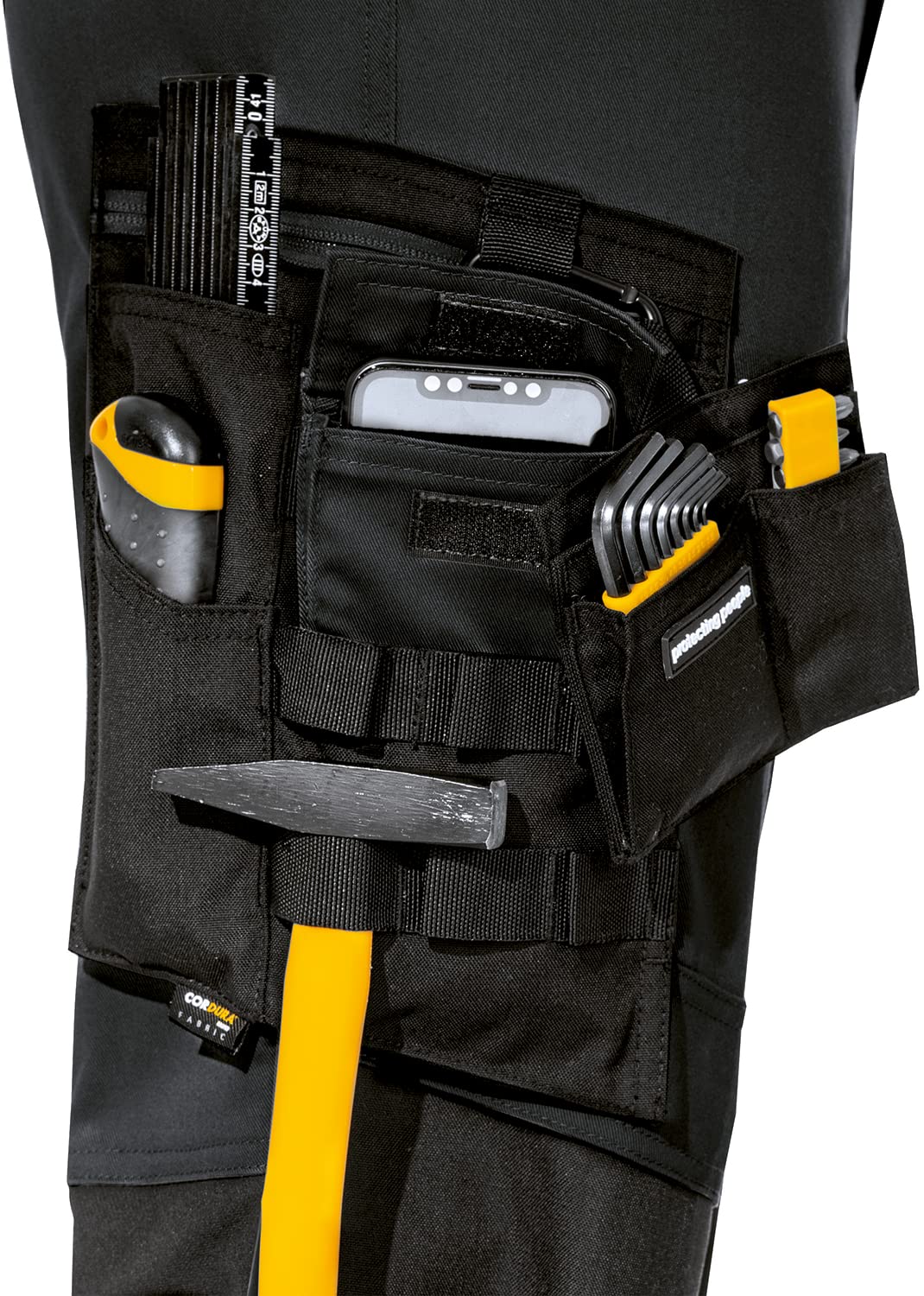 Uvex Echor Bundhose - Herren Arbeitshose mit Stretch-Bund - Cargohose - flexibel & robust