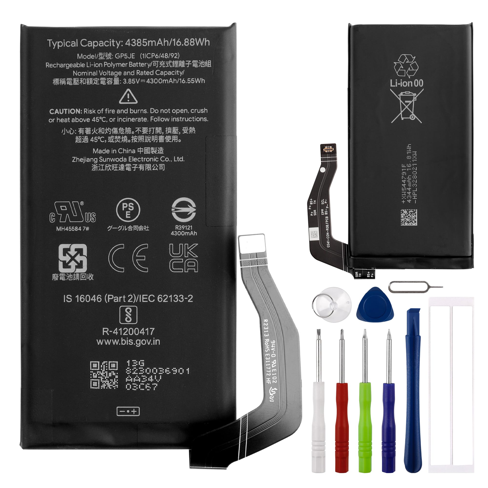 Replacement Battery GP5JE Compatible with Google Pixel 7A GWKK3 GHL1X Battery with Tools