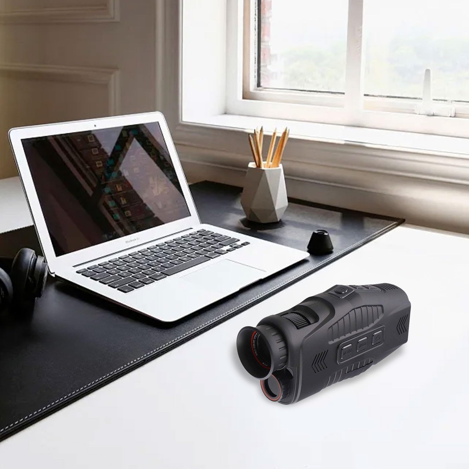 Monocular De Visión Nocturna Infrarroja 1080P | Alcance De 800m, Zoom Digital Y Grabación En HD Para Caza Y Exteriores
