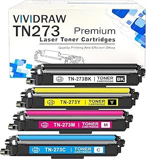 VIVIDRAW Compatible Toner Cartridge Replacement for TN-273 TN273 TN227 Use for Brother MFC-L3770CDW MFC-L3750CDW MFC-L3710CW HL-L3290CDW HL-L3270CDW HL-L3210CW HL-L3230CDW DCP-L3510CDW HL-L3230CDN
