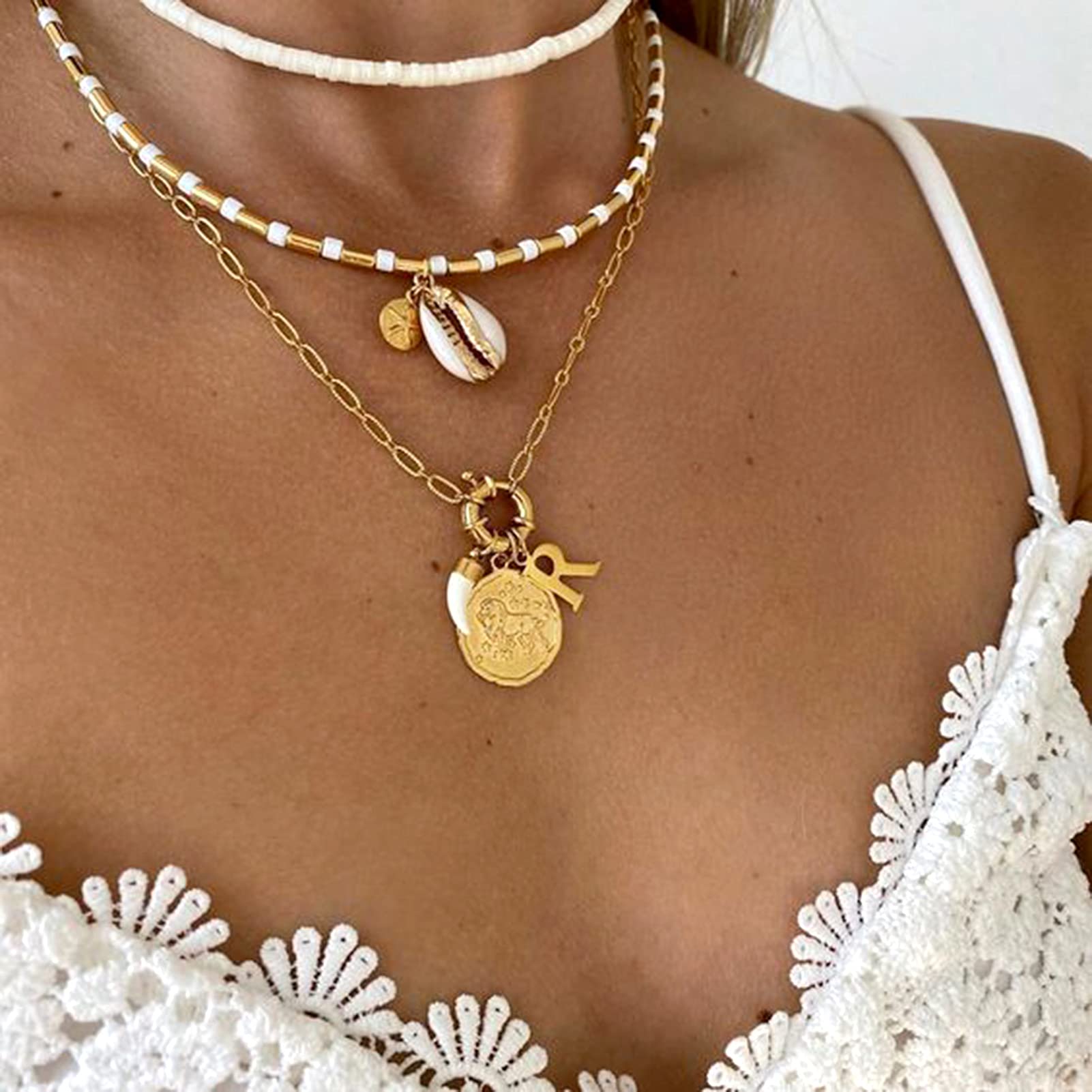 3800 Stück Heishi-Perlen Aus Polymer-Ton, 6 Mm – Weiß, Perfekt Für Boho-Schmuck