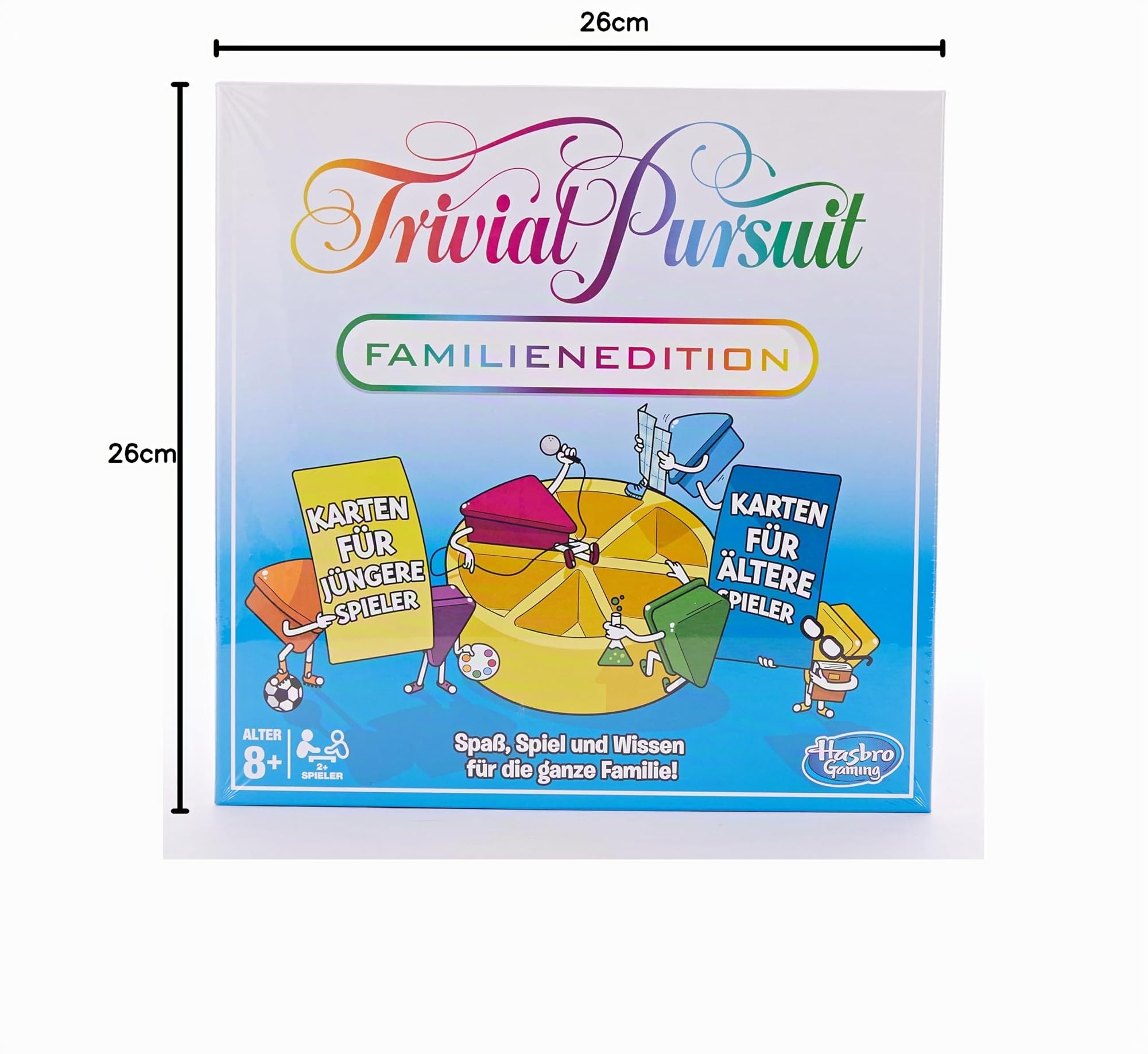 Hasbro Gaming E1921100 Trivial Pursuit Édition Famille Jeu de Table (Version Allemande)