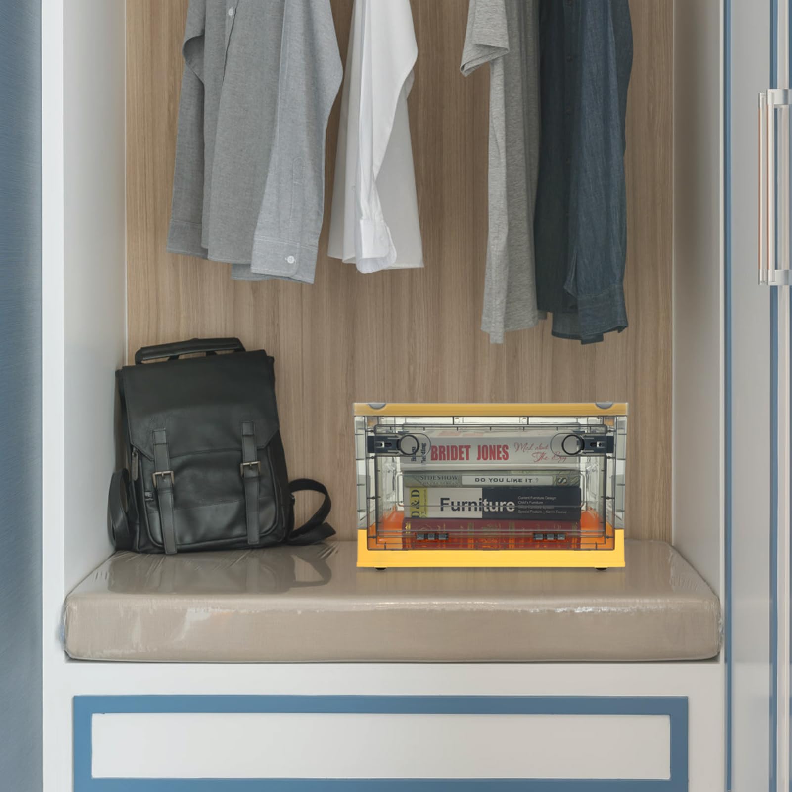 MAGICLULU Große Transparente Kunststoffbox Mit Deckel Multifunktionale Aufbewahrungsbox Für Haushaltskleidung Und Kleinigkeiten Praktischer Organizer Für Schmuck Und Werkzeuge