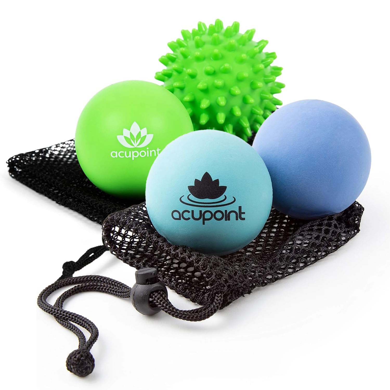 Amazon.com: Acupoint Physical Massage Therapy Ball Set Blue with