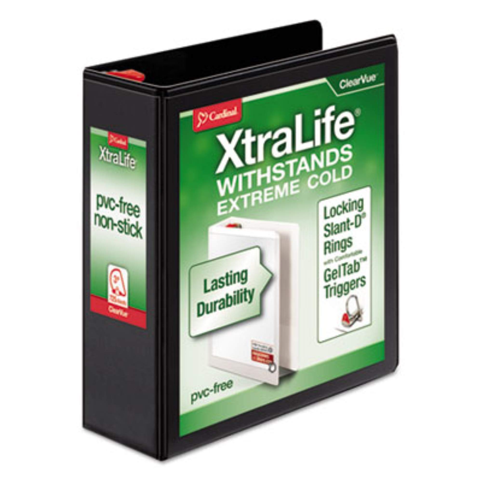 Cardinal Xtralife ClearVue - Archivadores de bloqueo Slant-D