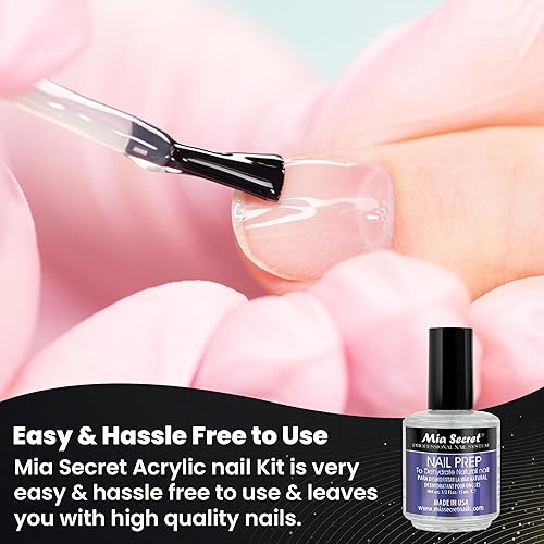 Miniatura 6 de Mia Secret Kit de uñas acrílicas profesionales para principiantes con monómero sin olor UV LED kit de uñas con todo - Kit de uñas acrilicas completo