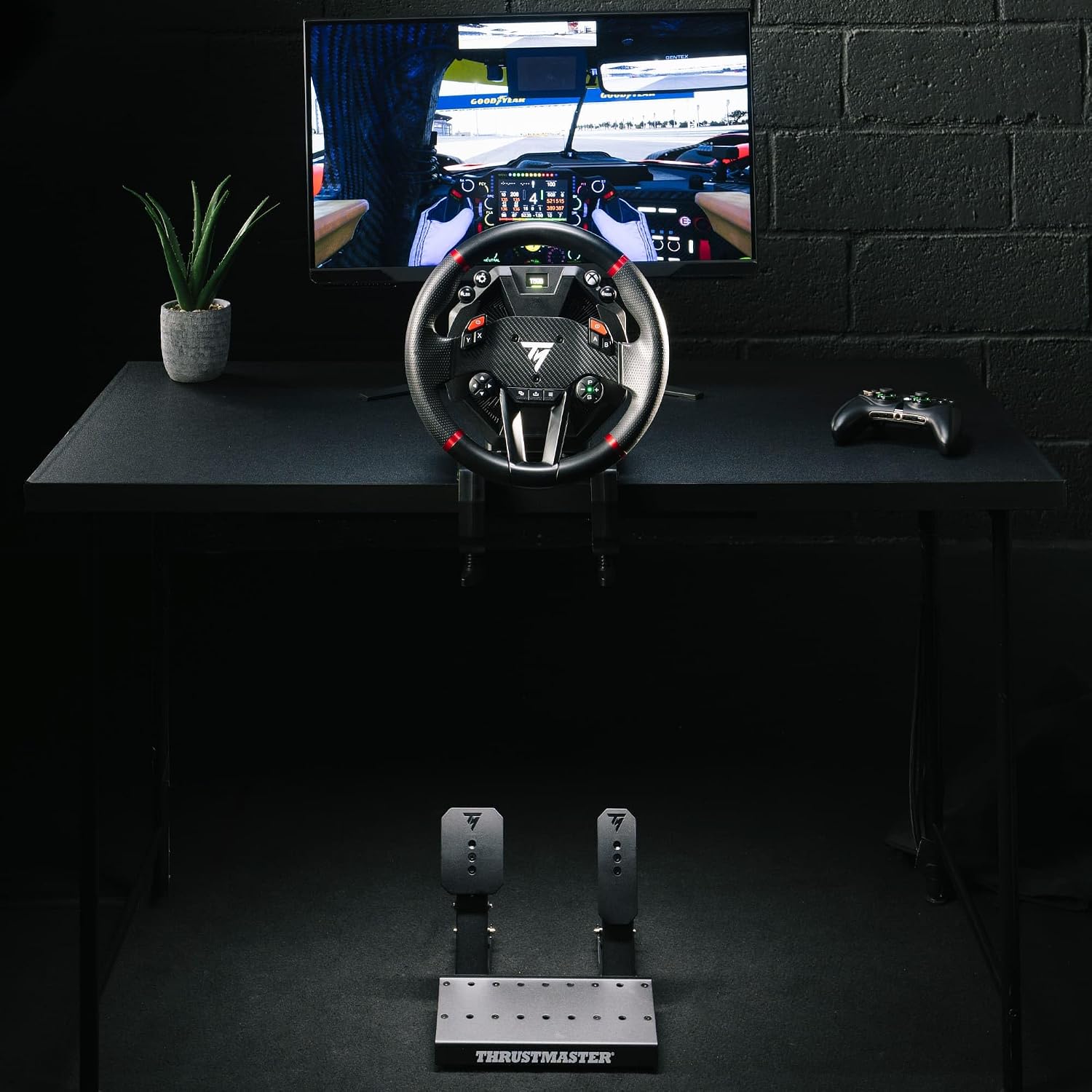 Thrustmaster T598 – Volante de Carreras Direct Axial Drive (Direct Drive) para Xbox Series X|S, Xbox One y PC, Force Feedback de Nueva Generación, Incluye Pedales Magnéticos 6