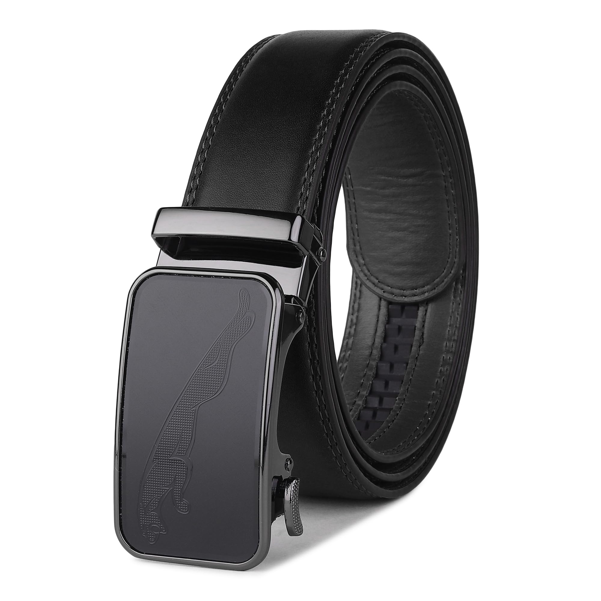 zoro Men's Vegan Leather Belt for Men, Formal/Casual,Autolock| Fit on up to 38 Inches Waist size (Free Size)-picture-44