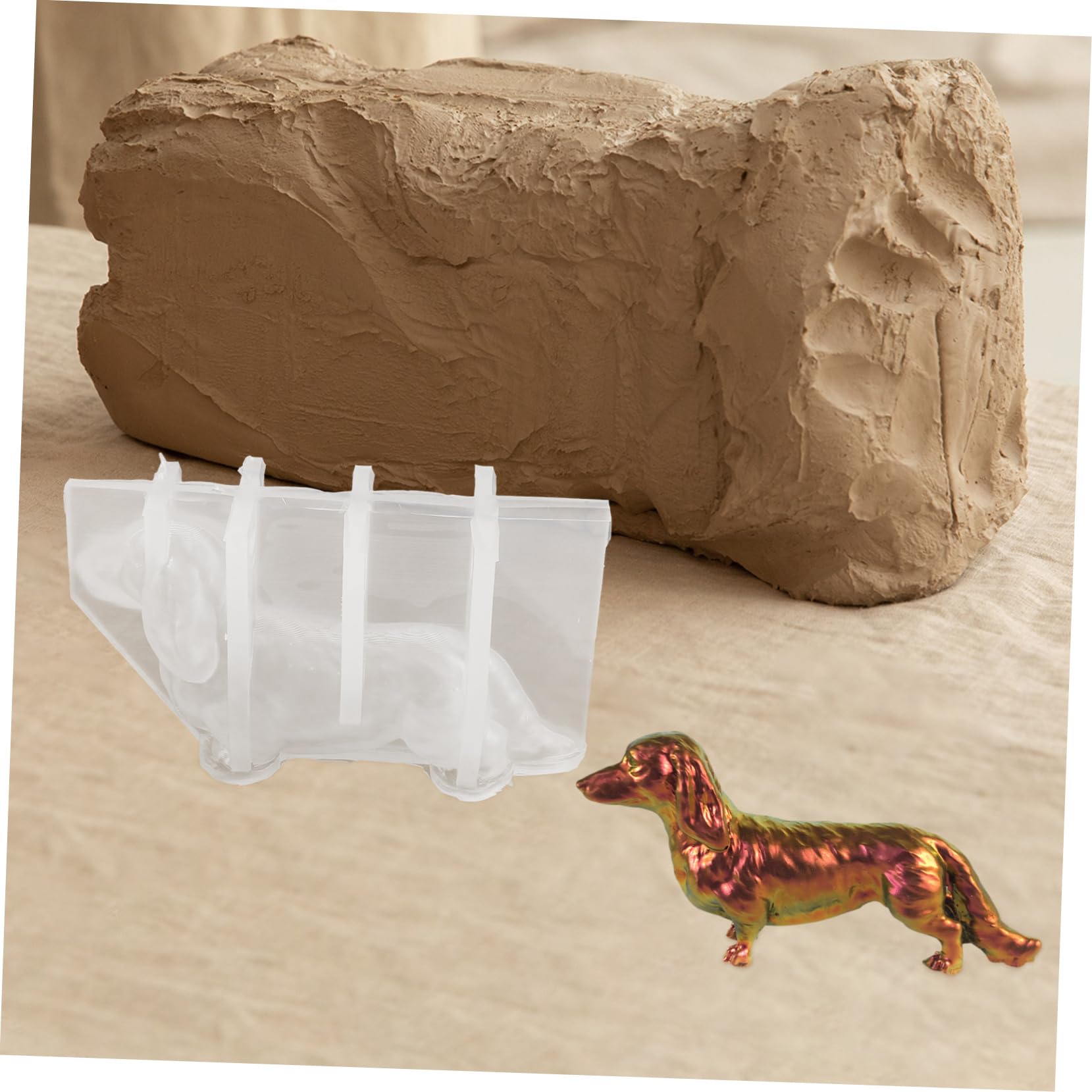 Angoily 5 Pezzi Stampo Silicone per Creativo Mold per Epossidica Fai da Te Stampo per Decorazioni Uniche Silicone Utensile per Diy Animali Domestici