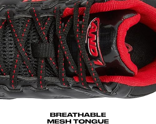 Miniatura 4 de AND1 Showout - Zapatos de baloncesto para niñas y niños, tenis de caña alta para niños, talla juvenil 1 a 7, zapatos de baloncesto para niños