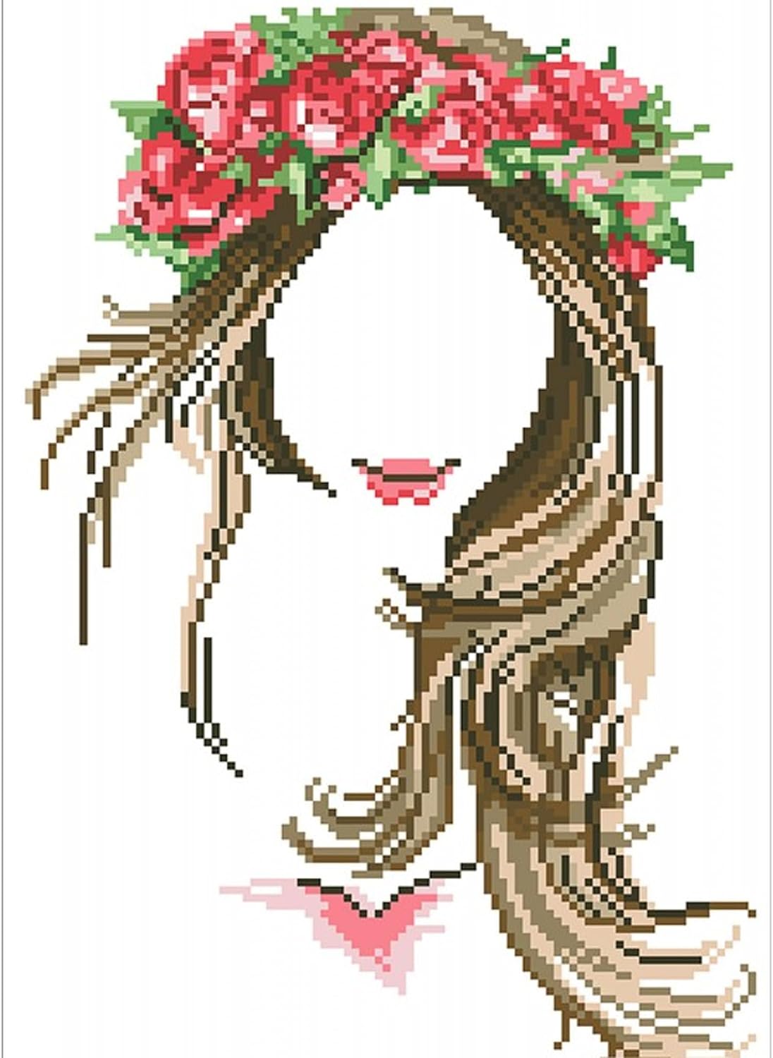 DIAMOND DOTZ Garland Beauty Diamond Painting Kits for Adults - Diamond Art Kits a Relaxing Creative Craft Kit with Dotz Gems 16"x11"