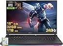 ASUS ROG Strix G18 G814 Gaming Laptop | 18" 2560x1600 240Hz (100% DCI-P3) | AMD 16-core Ryzen 9 9955HX (>i9-14900HX) | 32GB DDR5 1TB SSD | GeForce RTX 5070 DLSS4 | RGB Backlit Win11 w/DLCA Accessory