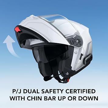 Sena OUTRUSH 2 Modular Smart Motorcycle Helmet with Bluetooth Connectivity and Mesh Intercom Communication