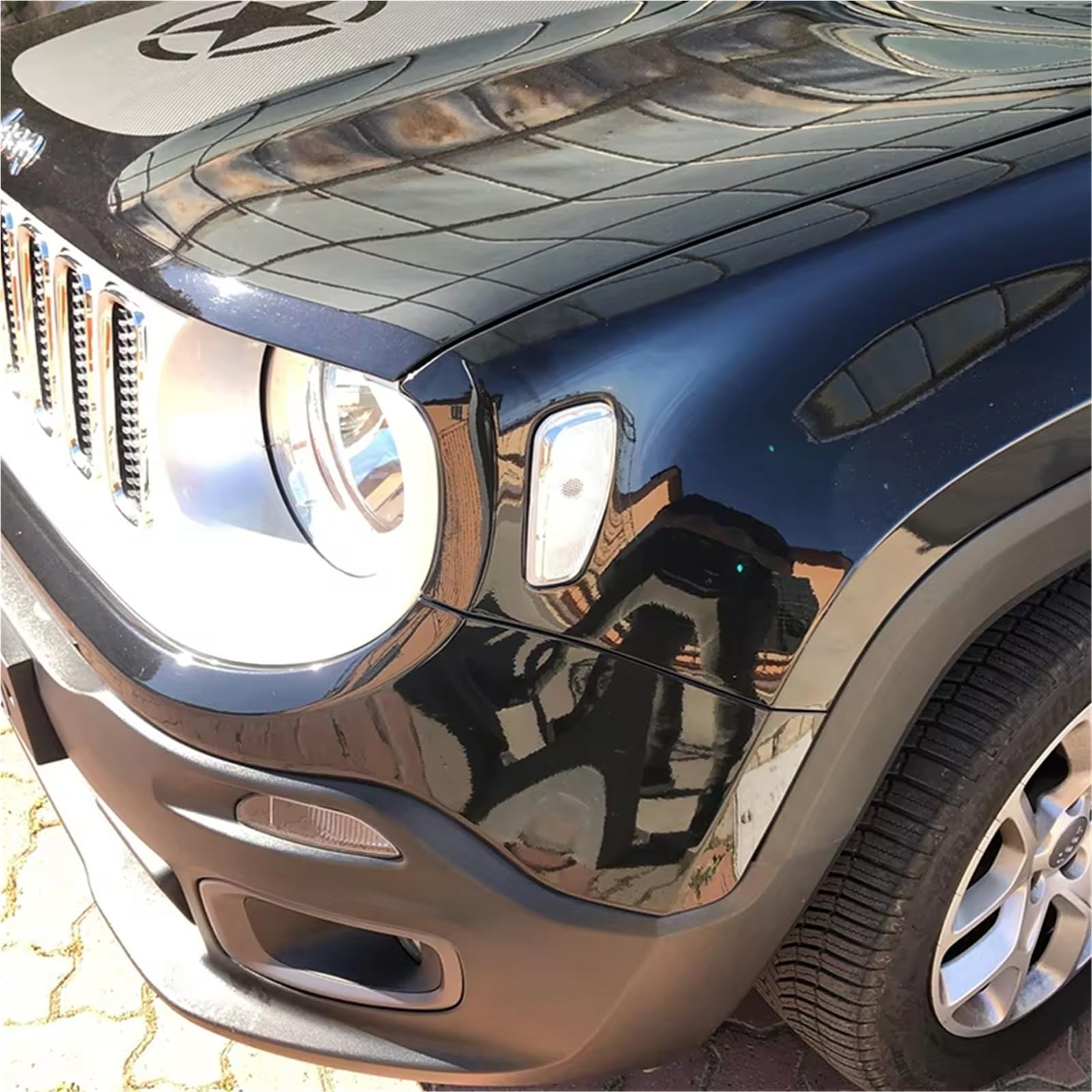 Indicatore Direzione 2 Pezzi Post Gratuiti Adatti Per Jeep Per RENEGADE 2014 2015 2016 Indicatori Direzione Laterali Arancione Fumo Freccia Specchietto(White (amber light))