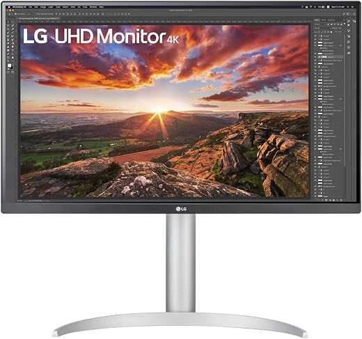 LG 68.58 cm (27 Inch) UHD 4K (3840×2160) VESA DisplayHDR – HDR 10, AMD Free sync, DCI-P3 95%, Speaker (5W x 2, 2.0ch), Maxx Audio, 60Hz Refresh…