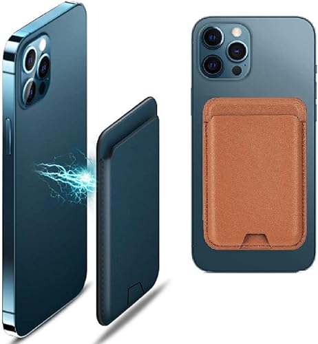 Miniatura 7 de Tarjetero magnético fuerte con ranura abierta con cartera MagSafe para Apple iPhone 141312 Series, Negro -, Tarjetero magnético