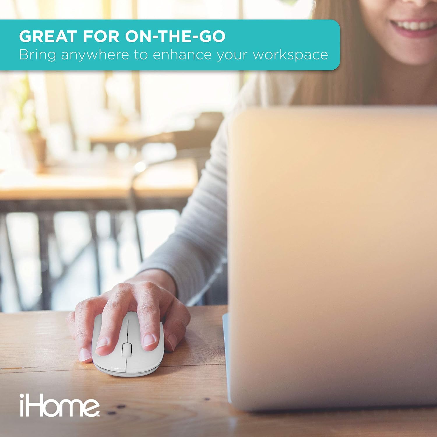 iHome IMAC-M211W 2.4 GHz Wireless Mouse for iMac